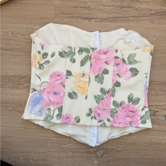 Floral corset top - Picture 2 of 2